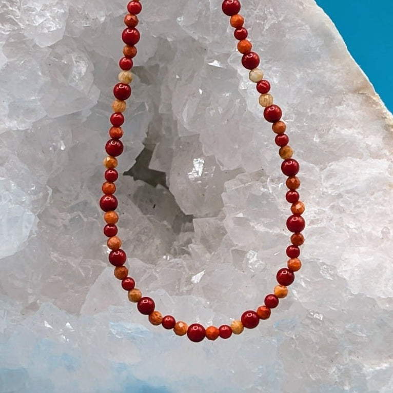 GMN5031i Bamboo Red Coral Round - Neqromance