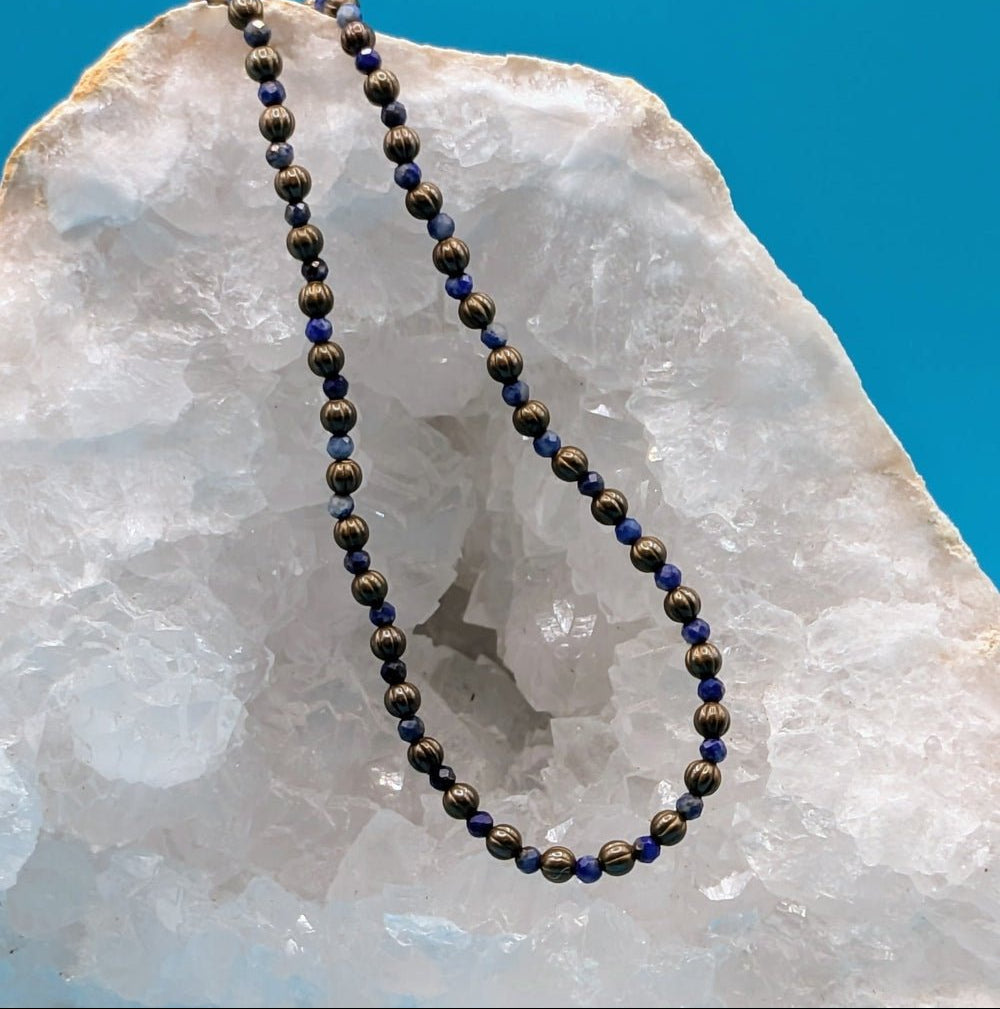 Indigo Bronze Necklace - Neqromance