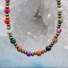 Multi - colored gems necklace - Neqromance