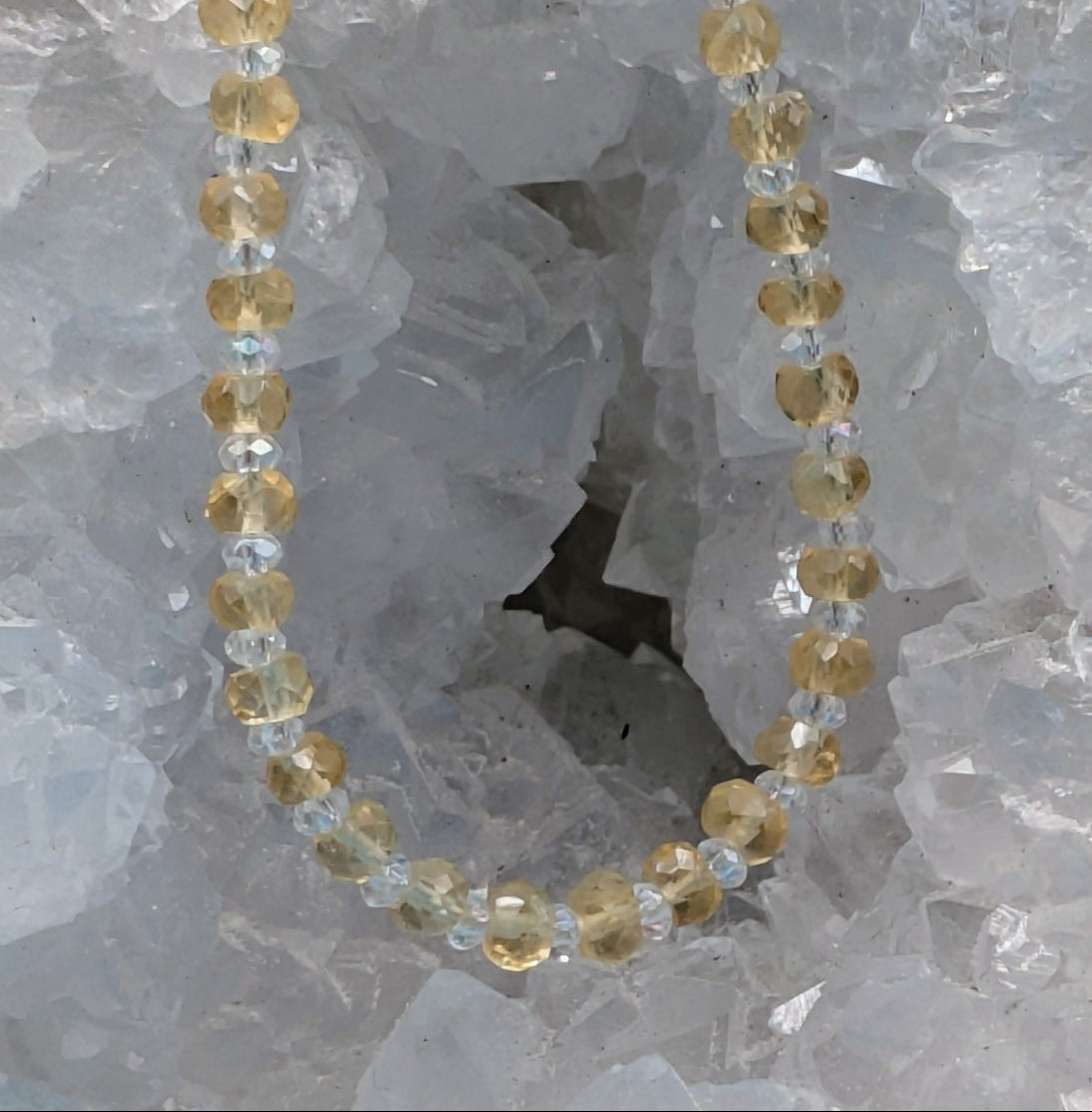 GMN5023 Citrine and Clear Quartz - Neqromance