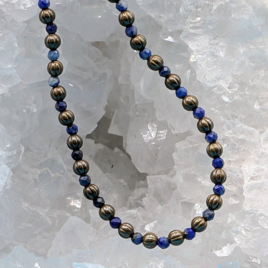 Indigo Bronze Necklace - Neqromance