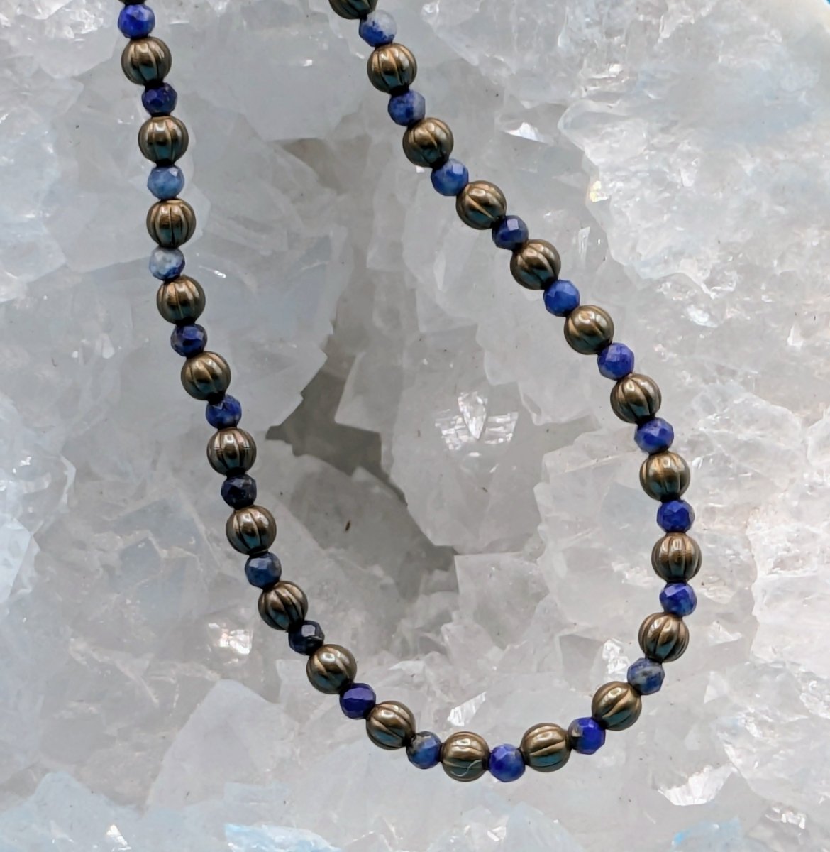 Indigo Bronze Necklace - Neqromance