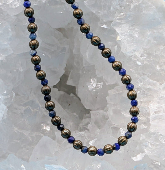 Indigo Bronze Necklace - Neqromance