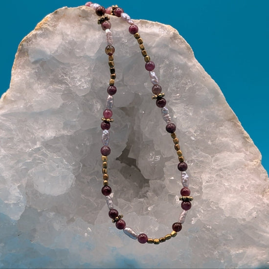 Garnet Heirloom Necklace - NEQromance