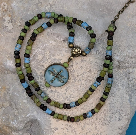 Dragonfly Necklace - Neqromance