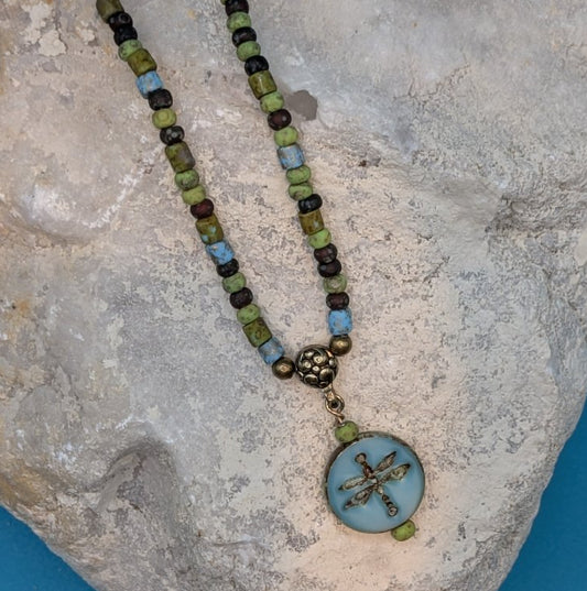 Dragonfly Necklace - Neqromance