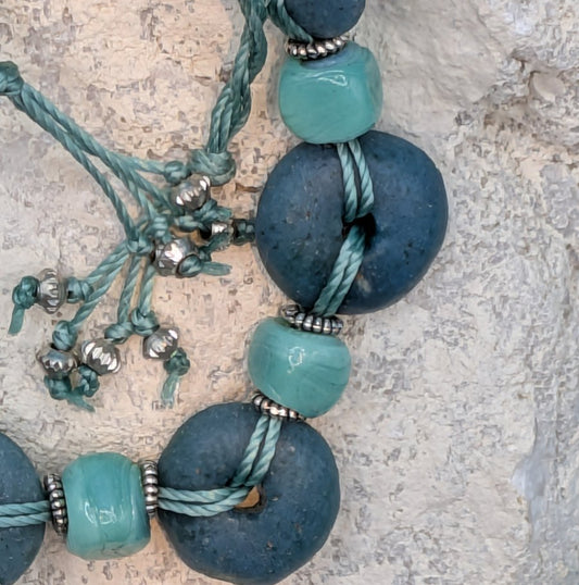 Teal and Aqua Bracelet - Neqromance