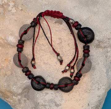 2 tone Black & Red Bracelet - Neqromance
