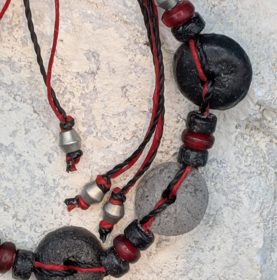 2 tone Black & Red Bracelet - Neqromance