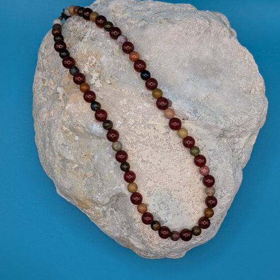 Carnelian and Indian Agate Necklace - Neqromance