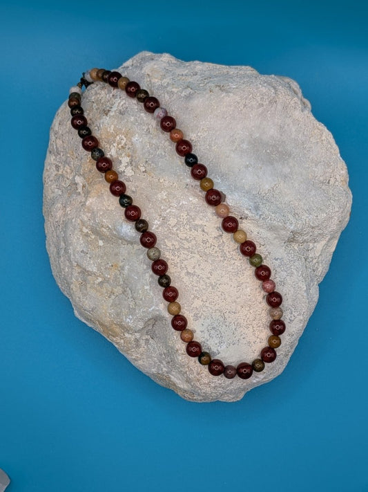 Carnelian and Indian Agate Necklace - Neqromance