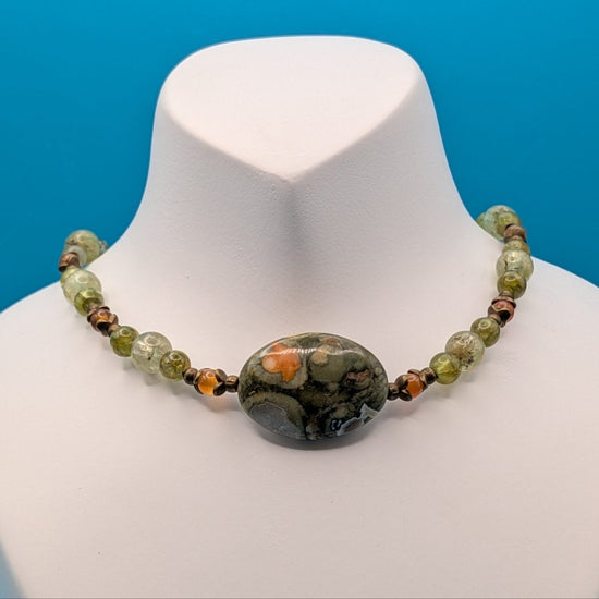 Earthy Mosaic Necklace - NEQromance