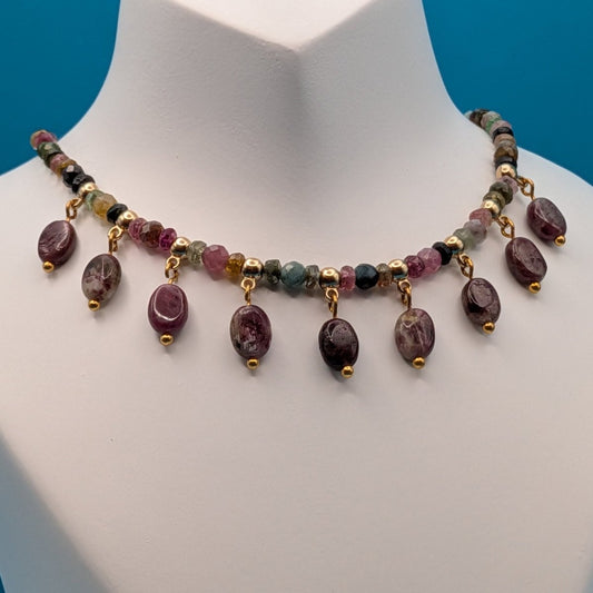 Rose Garden Droplet Necklace - NEQromance