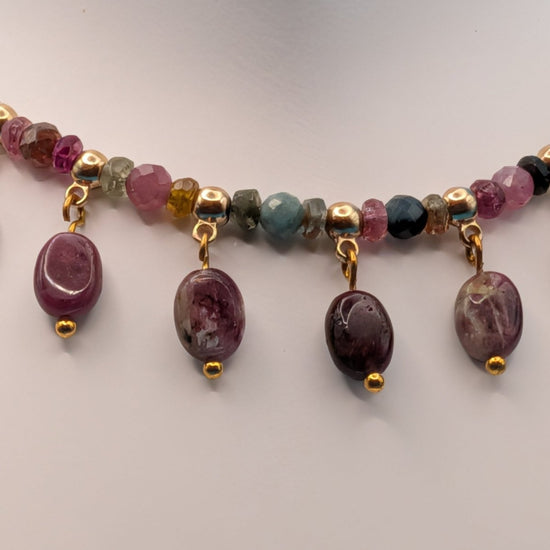 Rose Garden Droplet Necklace - NEQromance