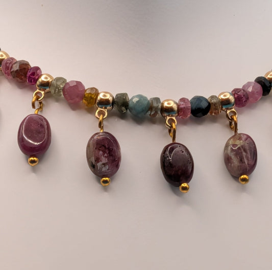 Rose Garden Droplet Necklace - NEQromance