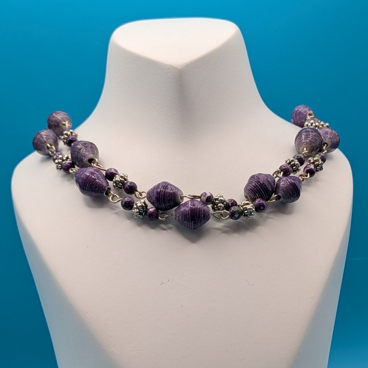 Purple Flower Garden Necklace - NEQromance