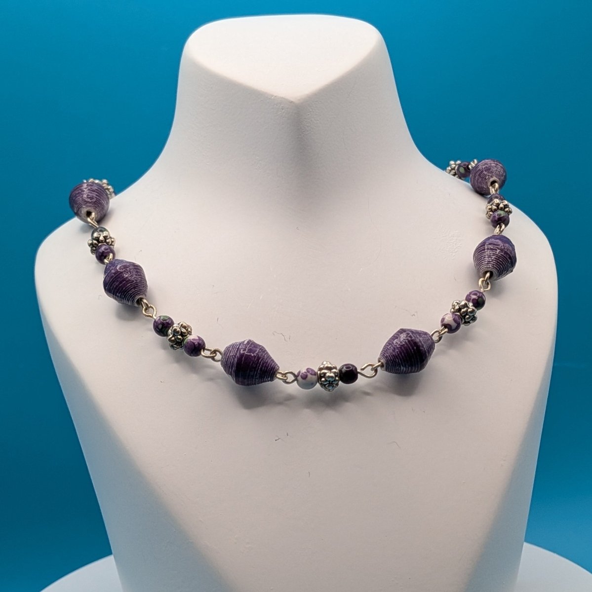 Purple Flower Garden Necklace - NEQromance